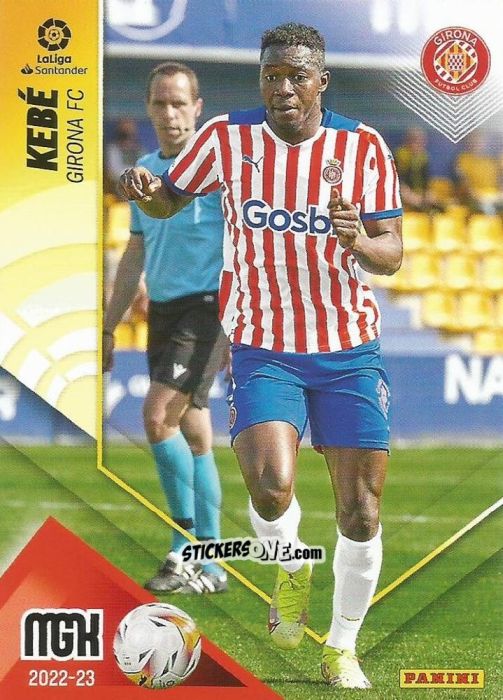 Figurina Kebé - Liga 2022-2023. Megacracks n. 199 - Panini