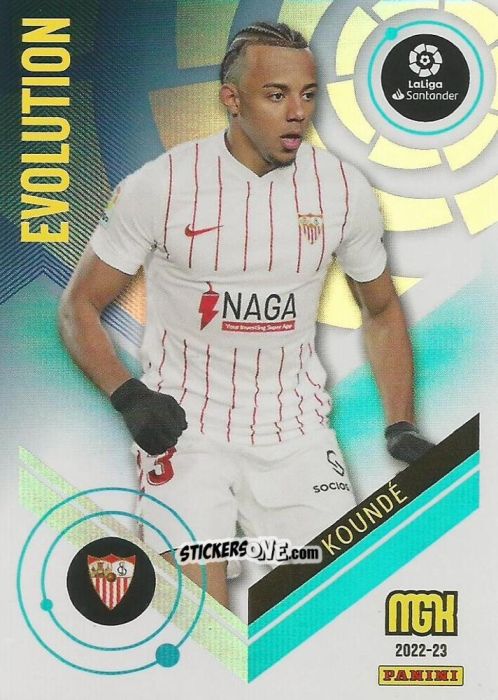 Cromo Koundé - Liga 2022-2023. Megacracks n. 391 - Panini