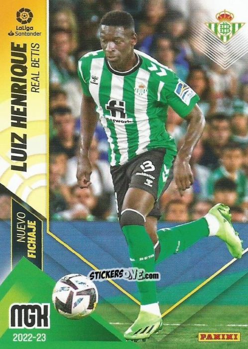 Cromo Luiz Henrique - Liga 2022-2023. Megacracks n. 436 - Panini