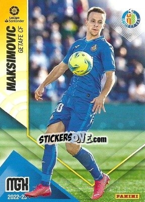 Sticker Maksimovic - Liga 2022-2023. Megacracks n. 182 - Panini
