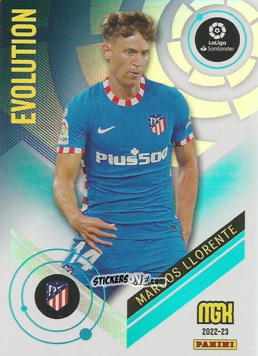 Cromo Marcos Llorente - Liga 2022-2023. Megacracks n. 393 - Panini