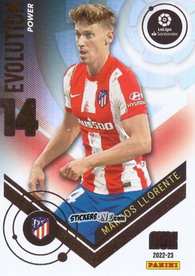 Cromo Marcos Llorente - Liga 2022-2023. Megacracks n. P393 - Panini