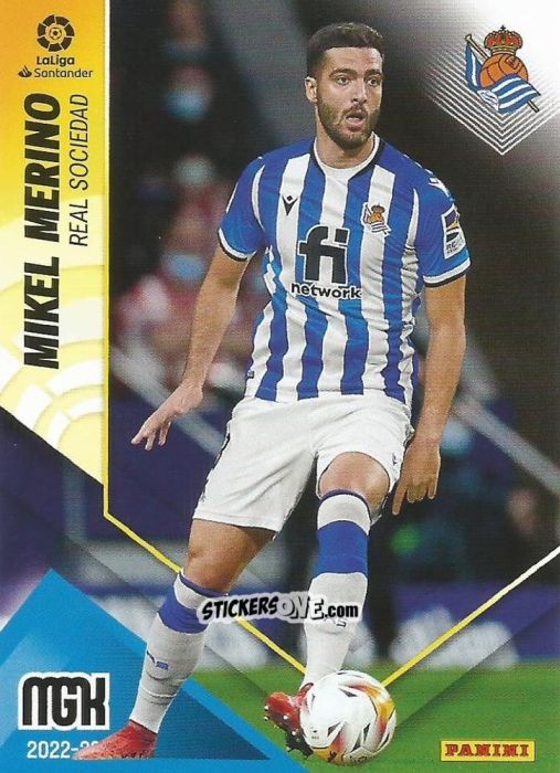 Cromo Mikel Merino - Liga 2022-2023. Megacracks n. 290 - Panini