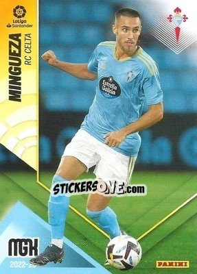 Sticker Mingueza - Liga 2022-2023. Megacracks n. 123 - Panini