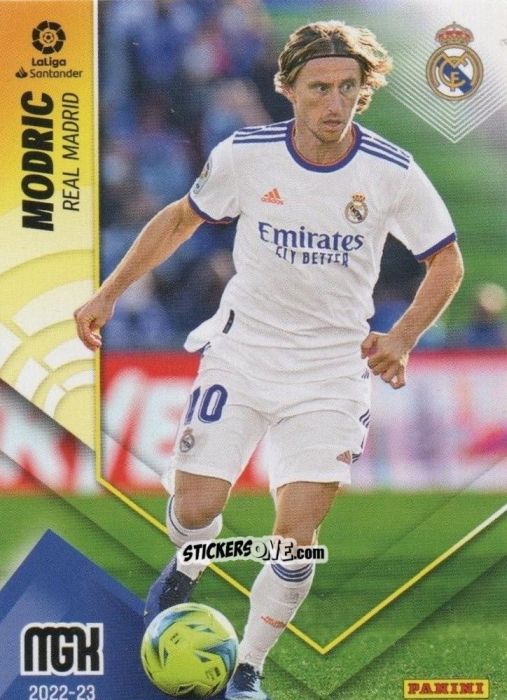 Figurina Modric - Liga 2022-2023. Megacracks n. 219 - Panini
