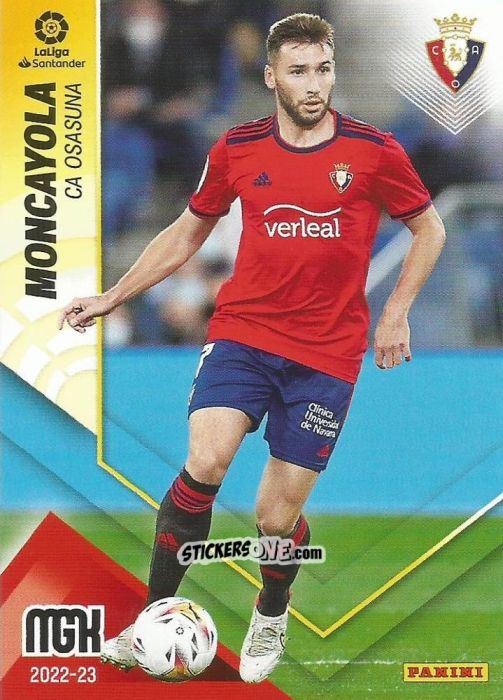 Sticker Moncayola - Liga 2022-2023. Megacracks n. 254 - Panini