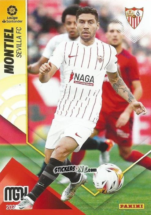 Sticker Montiel - Liga 2022-2023. Megacracks n. 302 - Panini
