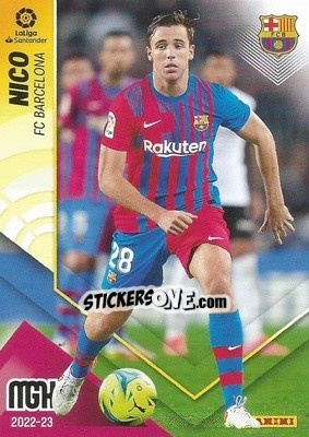 Sticker Nico - Liga 2022-2023. Megacracks n. 75 - Panini