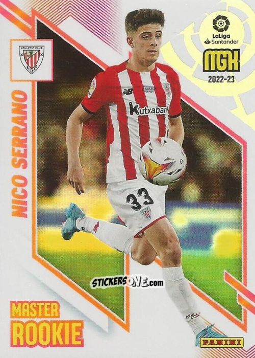 Figurina Nico Serrano - Liga 2022-2023. Megacracks n. 425 - Panini