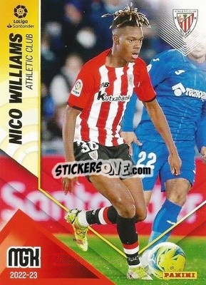 Sticker Nico Williams - Liga 2022-2023. Megacracks n. 43 - Panini
