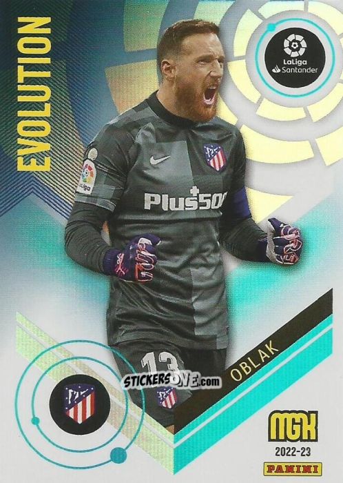 Cromo Oblak - Liga 2022-2023. Megacracks n. 397 - Panini