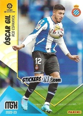 Sticker Óscar Gil - Liga 2022-2023. Megacracks n. 157 - Panini