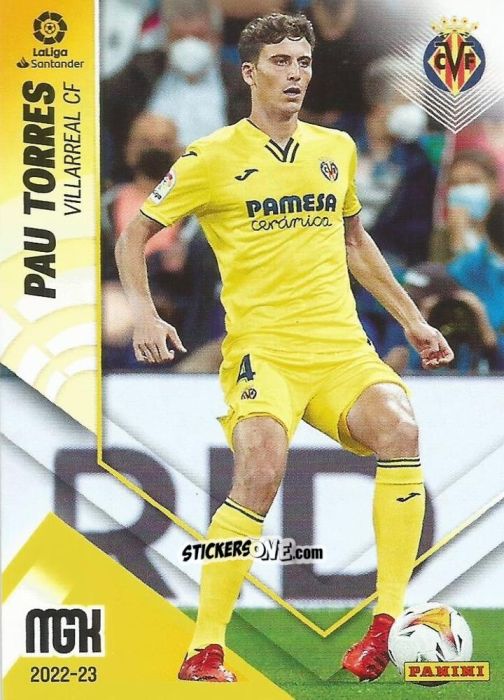 Sticker Pau Torres - Liga 2022-2023. Megacracks n. 356 - Panini
