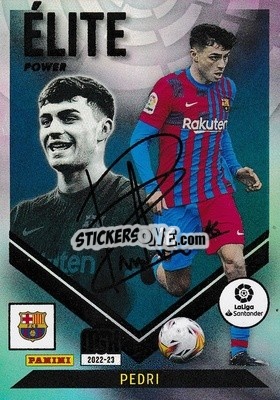 Sticker Pedri - Liga 2022-2023. Megacracks n. P8 - Panini