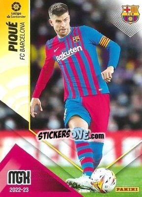 Sticker Piqué - Liga 2022-2023. Megacracks n. 70 - Panini