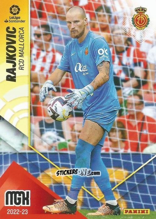Sticker Rajkovic - Liga 2022-2023. Megacracks n. 227 - Panini