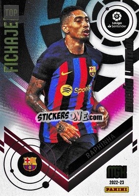 Sticker Raphinha - Liga 2022-2023. Megacracks - Panini