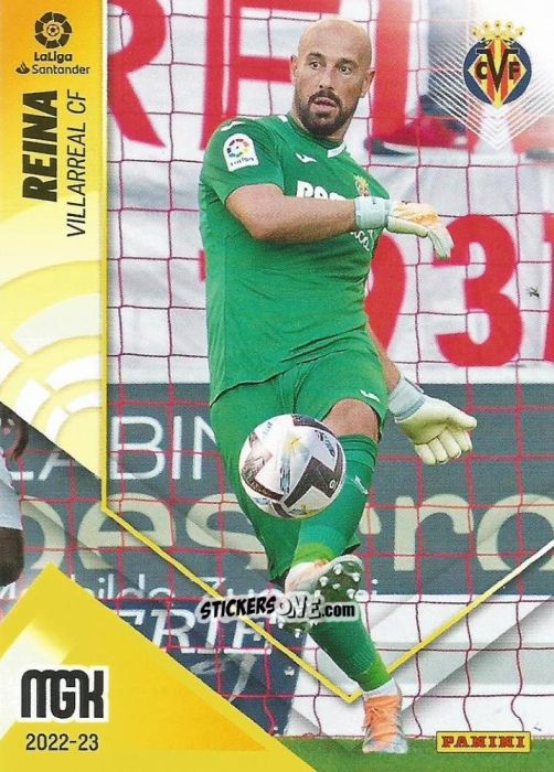 Sticker Reina - Liga 2022-2023. Megacracks n. 354 - Panini