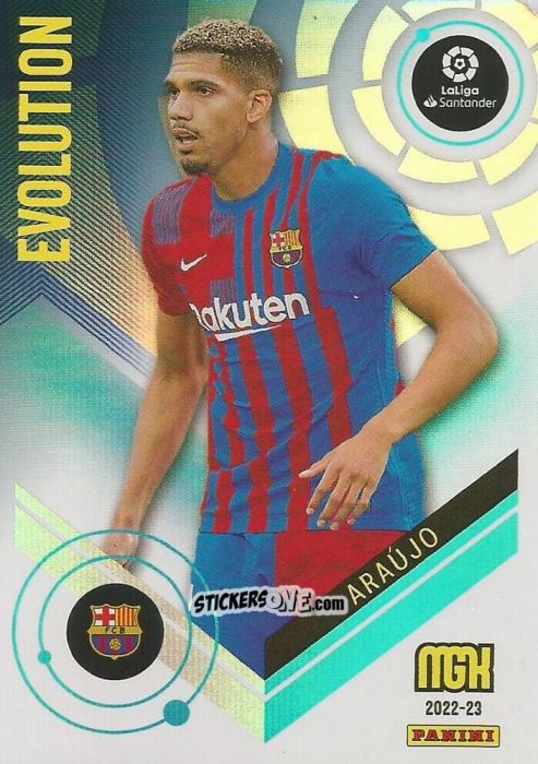 Sticker Ronald Araújo - Liga 2022-2023. Megacracks n. 372 - Panini
