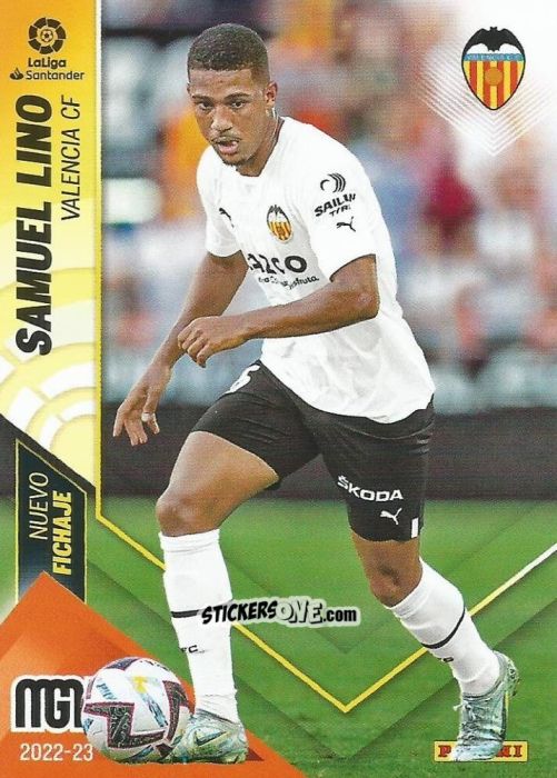 Cromo Samuel Lino - Liga 2022-2023. Megacracks n. 441 - Panini