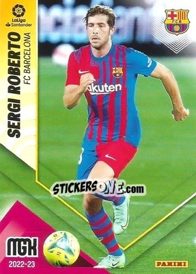 Sticker Sergi Roberto - Liga 2022-2023. Megacracks n. 67 - Panini