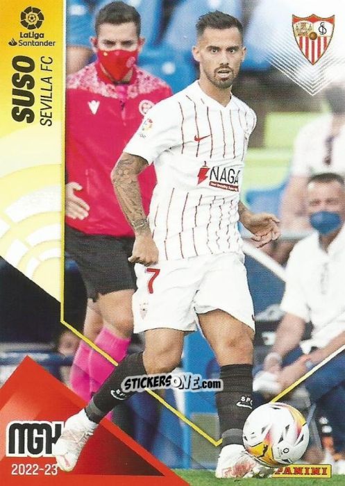 Sticker Suso - Liga 2022-2023. Megacracks n. 311 - Panini