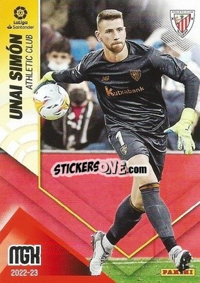 Sticker Unai Simón - Liga 2022-2023. Megacracks - Panini