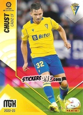Sticker Víctor Chust - Liga 2022-2023. Megacracks n. 107 - Panini