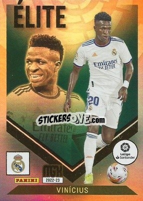 Sticker Vinicius - Liga 2022-2023. Megacracks - Panini