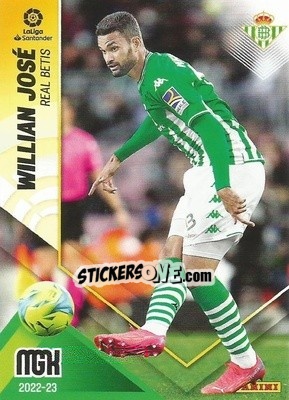 Sticker Willian José - Liga 2022-2023. Megacracks n. 98 - Panini