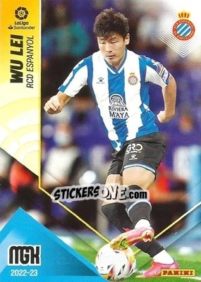 Sticker Wu Lei - Liga 2022-2023. Megacracks n. 169 - Panini