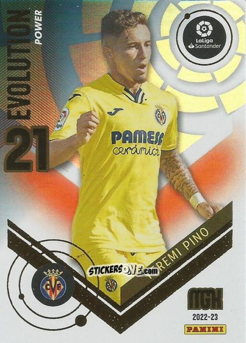 Figurina Yeremi Pino - Liga 2022-2023. Megacracks n. P405 - Panini