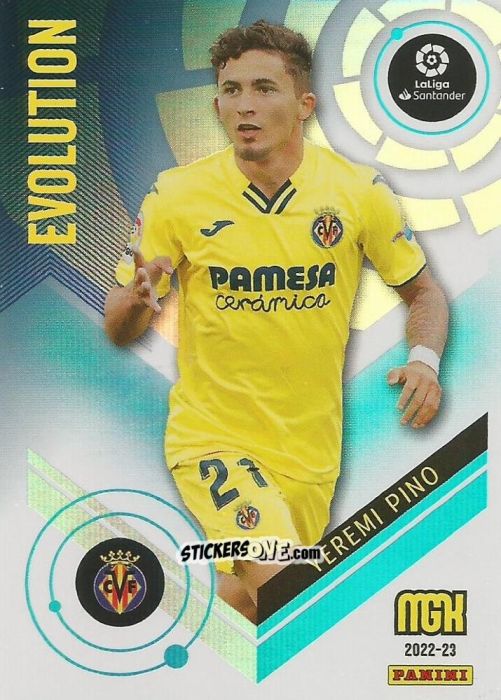 Figurina Yeremi Pino - Liga 2022-2023. Megacracks n. 405 - Panini