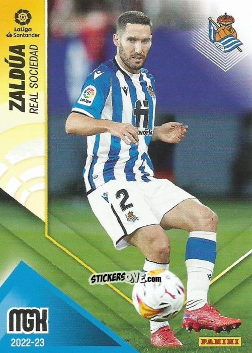 Figurina Zaldúa - Liga 2022-2023. Megacracks n. 283 - Panini