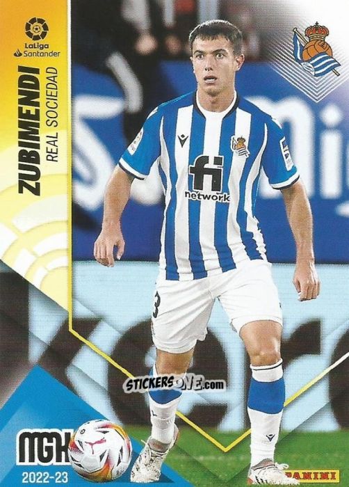 Figurina Zubimendi - Liga 2022-2023. Megacracks n. 289 - Panini