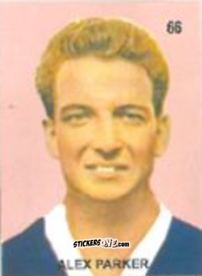Cromo Alex Parker - Campeonato Mundial de Futbol 1958 Suecia n. 66 - IMPORTADORES PERUANOS