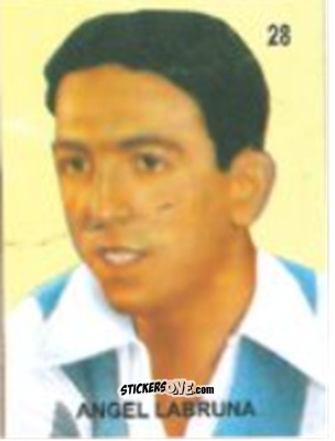 Sticker Angel Labruna - Campeonato Mundial de Futbol 1958 Suecia n. 28 - IMPORTADORES PERUANOS