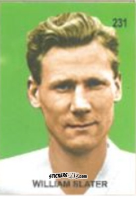 Sticker Bill Slater - Campeonato Mundial de Futbol 1958 Suecia n. 231 - IMPORTADORES PERUANOS