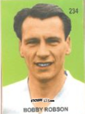Figurina Bobby Robson - Campeonato Mundial de Futbol 1958 Suecia n. 234 - IMPORTADORES PERUANOS