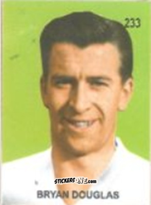 Cromo Bryan Douglas - Campeonato Mundial de Futbol 1958 Suecia n. 233 - IMPORTADORES PERUANOS
