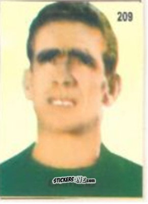 Figurina Castilho - Campeonato Mundial de Futbol 1958 Suecia n. 209 - IMPORTADORES PERUANOS