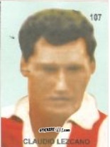 Figurina Claudio Lezcano - Campeonato Mundial de Futbol 1958 Suecia n. 107 - IMPORTADORES PERUANOS