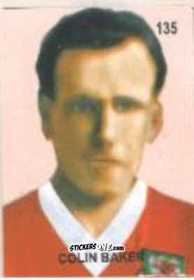 Cromo Colin Baker - Campeonato Mundial de Futbol 1958 Suecia n. 135 - IMPORTADORES PERUANOS