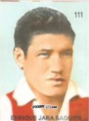 Sticker Darío Jara Segovia - Campeonato Mundial de Futbol 1958 Suecia n. 111 - IMPORTADORES PERUANOS