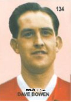 Figurina Dave Bowen - Campeonato Mundial de Futbol 1958 Suecia n. 134 - IMPORTADORES PERUANOS