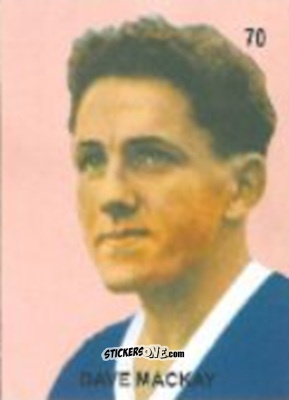 Cromo Dave Mackay - Campeonato Mundial de Futbol 1958 Suecia n. 70 - IMPORTADORES PERUANOS