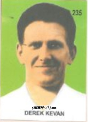 Figurina Derek Kevan - Campeonato Mundial de Futbol 1958 Suecia n. 235 - IMPORTADORES PERUANOS