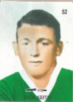 Cromo Dick Keith - Campeonato Mundial de Futbol 1958 Suecia n. 52 - IMPORTADORES PERUANOS