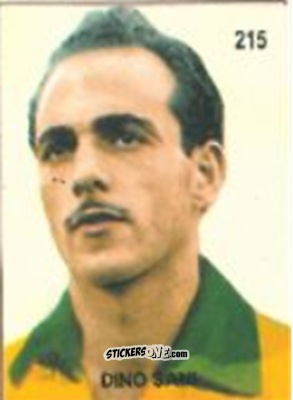 Figurina Dino Sani - Campeonato Mundial de Futbol 1958 Suecia n. 215 - IMPORTADORES PERUANOS