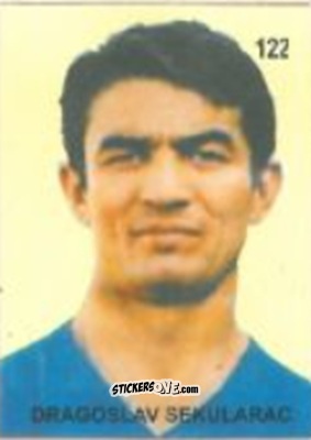 Figurina Dragoslav Šekularac - Campeonato Mundial de Futbol 1958 Suecia n. 122 - IMPORTADORES PERUANOS